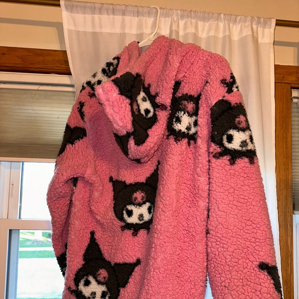 Kuromi Hello Kitty Sherpa Jacket Coat